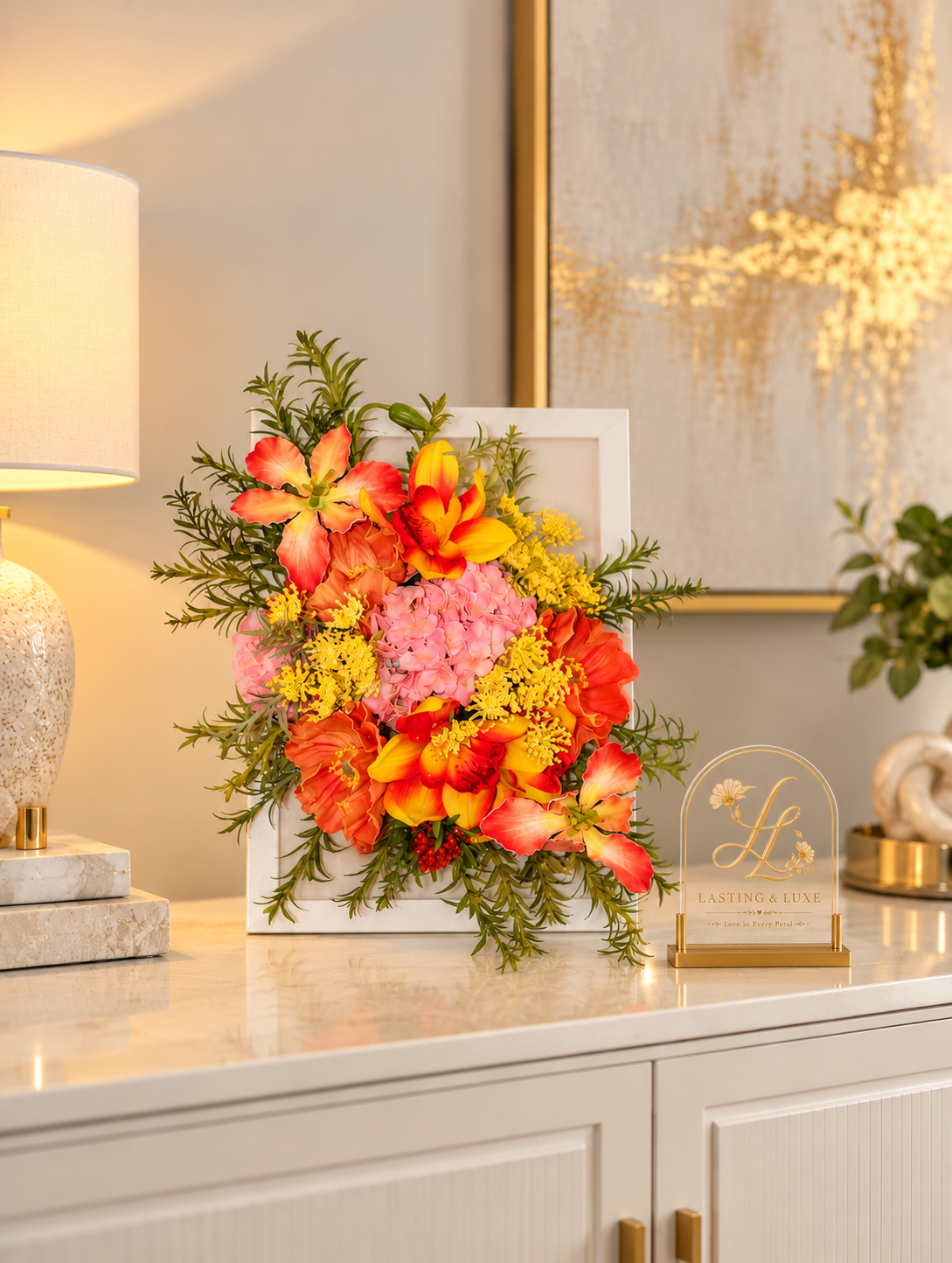 Flowers frame FM2602